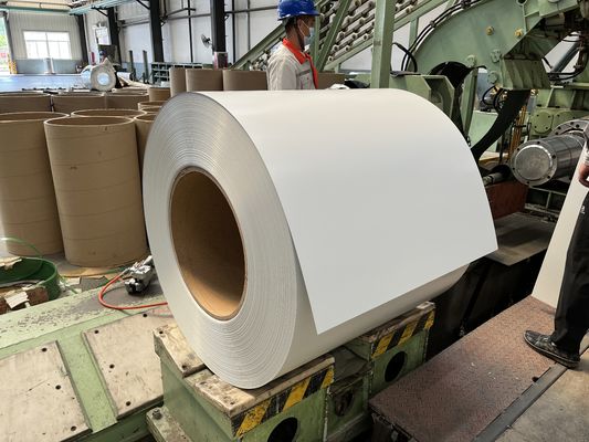AZ150 / AZM150 PPGL RAL9003 Wstępnie pomalowana blacha stalowa Galvalume w cewkach