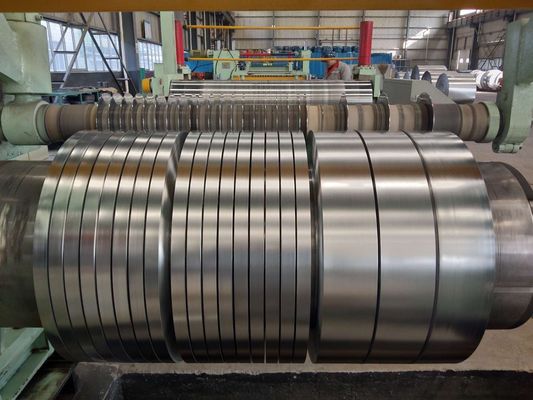 Galwanizowane Z180 Null spangle GI strips slicing steel coils, separated package