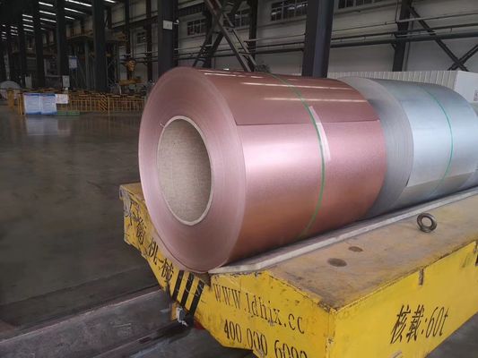 Rose Golden AFP 55% ALU-ZINK Galvalume Steel Roll 0,6 mm AZ60 Regular Spangle