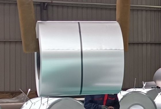 AZ120 Spingowe cewki stalowe z galwału ASTM A792M 55% Alucynkowe cewki metalowe