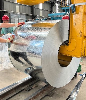 Zolitowane Z70 0,55 mm 1250 mm galwanizowane cewki stalowe GI GB/T 2518-2008 DX52D+Z