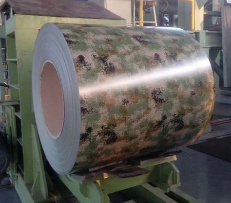 Filmy PVC Regular Modify Polyester Prepainted Steel Coils Niestandardowe wzory PPGL
