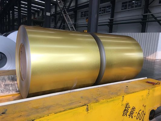 AZ70 Powłoka Alucynkowa Złota AFP Galvalume Steel For Stone Coated Roof Tile