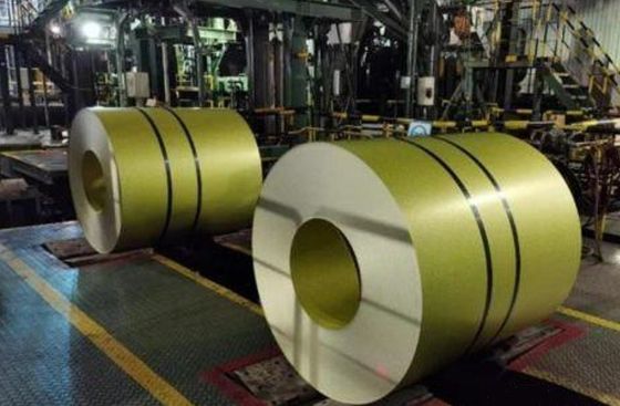 Wykrycie przeciwlękowe Chromatowane 6+ Galvalume Aluzin Alloy Coated Steel Coil Az50