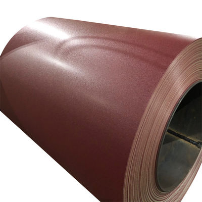 1.2 mm czerwony wino Prefinished PPGI Textured Matt Prepainted Galvanized color-coated Steel HDP Valspar for cladding