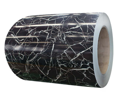 1.0mm Marmurowe ziarno drukowane kolorowo powlekane cewko galwanizowane cewko stalowe S320GD