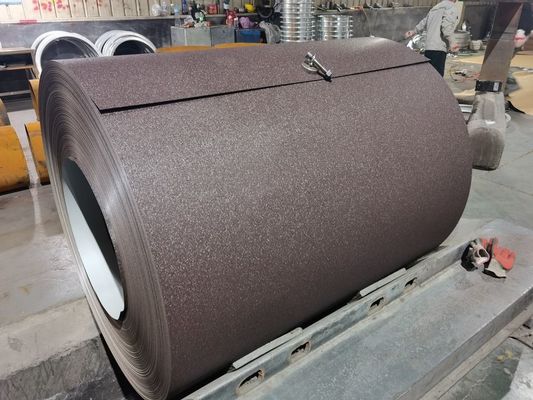 Węzeł stalowy RAL8017 PVDF 40 lat Z275 PPGI PPGL AZ150 0,60×1250 HDP Malowany metalowy dach z galwanizowanej stali