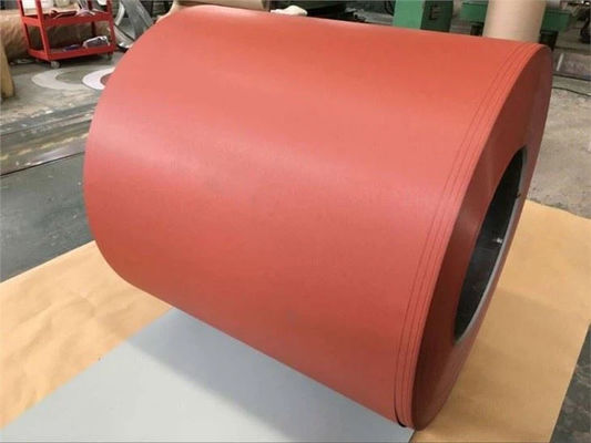 JIS G3302 Teksturowany Mat Prepainted Steel Colour Coated Steel Sheet Z225 SMP Paint