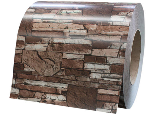 Brick Grain Color Coated Aluminium Coil 1100 odporny na brud
