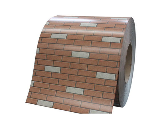 JIS G3321 0,45 mm Cegła Ziarna PPGI PPGL Prepainted Galvalume Steel Coil Wall Cladding Użycie 20 lat gwarancji