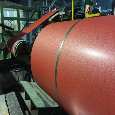 Pre-Painte Matt Kolorowe powlekane teksturowane cewki stalowe Z220 Galwanizowany metalu podstawowego 20 lat gwarancji Beckers Polyester
