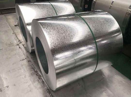 Płytki metalowe faliste Z180 Galwanizowane arkusze spangularne W ciepłym zanurzeniu Cink powlekany stal konstrukcyjna SS550GD Stal galwanizowana