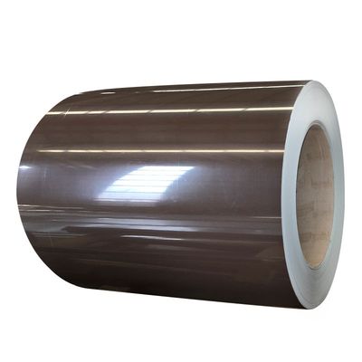 HDP Valspar Niestandardowy Brązowy 0,50-1,0 mm Z275 PPGI Wstępnie pomalowane kolorowe powłoki stalowe cewki DX51D do paneli dachowych