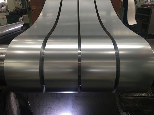 G550 Afp Przeciwciśnieniowy Druk Palcowy Gorący DIP Galvalume Stal Strip Zincalume Slit Coil For Purlin 0,95*182mm