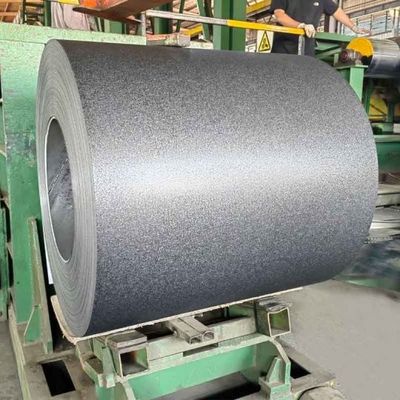 SGCC / DX51D+Z Zwrócony teksturowany Mat Prepainted PPGI Coil Kolor powlekany koła stalowe 10-30 lat 28 Gauge Z30-Z275G/M2