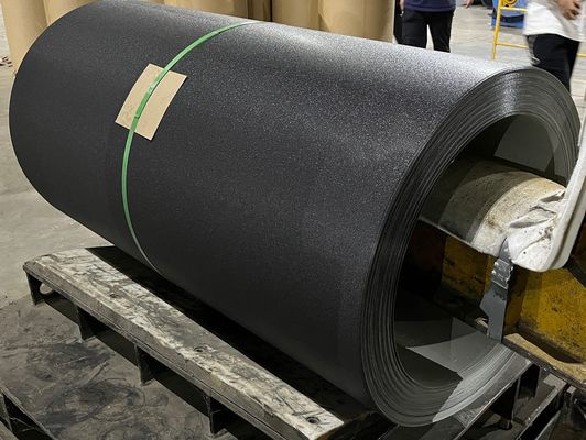 Czarna stalowa matka 40 lat jakość 1250mm HDP PVDF Matkowa teksturowana cebula stalowa pomalowana ocynkowana metałowa dach