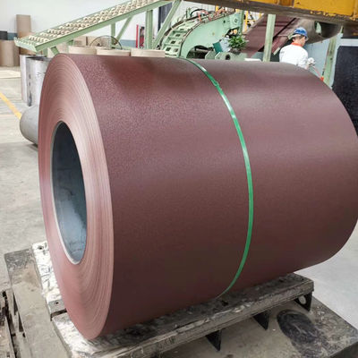 26 gauge teksturowane 3D zmarszczki Matkowy wykończenie przedmalowane Galwanizowane Aluzinc Steel Coil