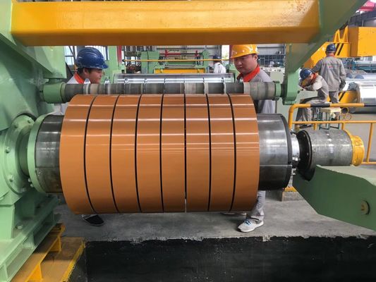 Wykorzystanie kanałów wodnych i rurociągów RAL2004 Orange Color Coated Aluminium Coil PE RMP