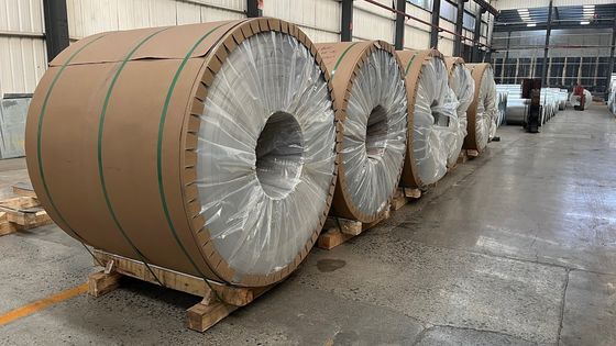 3003H24 H26 ASTM B209 Stop aluminiowy Metal Farba powlekana Błękitne Arkusze aluminiowe Aluminiowe cewki Konstrukcje samolotów