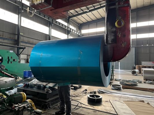 Zwykły Spangle 55% Aluzinc AZ100 0,4 mm Materiały dachowe Galvalume Steel Coil Pasywaty