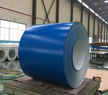 RAL5020 Ocean Blue PE HDP PVDF Kolorowo powlekany aluminiowy cew 3003 H24 H26 100MEK Odporność