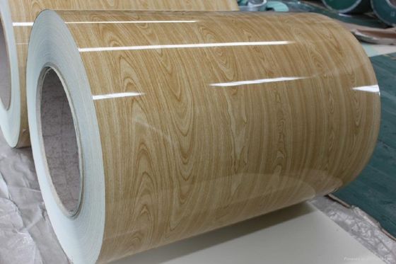 PVDF Smooth Wood Grain Steel Coils Aluminium Coils For Wall Siding Drip Edge