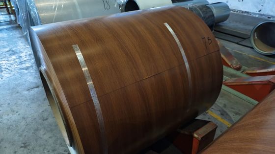 Kanadyjskie metalowe płyty dachowe 40 lat gwarancji z 0,60 mm HDP Dark Oak Printech malowane cewki stalowe
