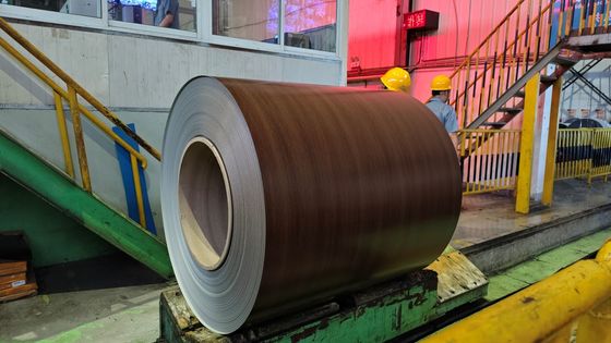 Printech Wood Grain 0,80mm 3003H26 Aluminiowe cewki arkuszowe stosowane w budownictwie mieszkalnym