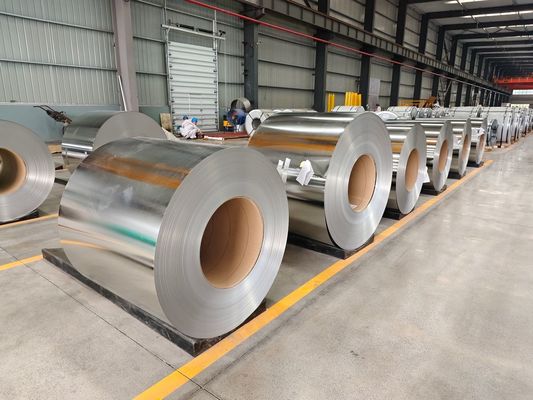 Płytka stalowa powlekana cynową BA T4 2.8/2.8 Wysokiej wytrzymałości elektrolityczna cewka cynowa do wyrobów z puszek cynowych